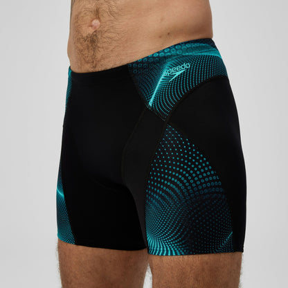 Endurance+ MAX Compression Mid Jammer Black/Turquoise | Speedo