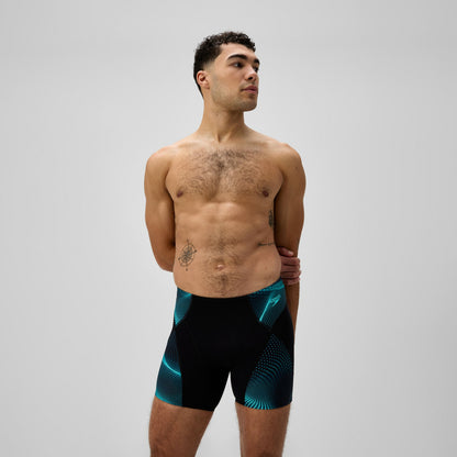 Endurance+ MAX Compression Mid Jammer Black/Turquoise | Speedo