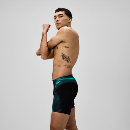 Endurance+ MAX Compression Mid Jammer Black/Turquoise | Speedo