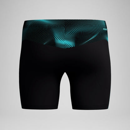 Endurance+ MAX Compression Mid Jammer Black/Turquoise | Speedo