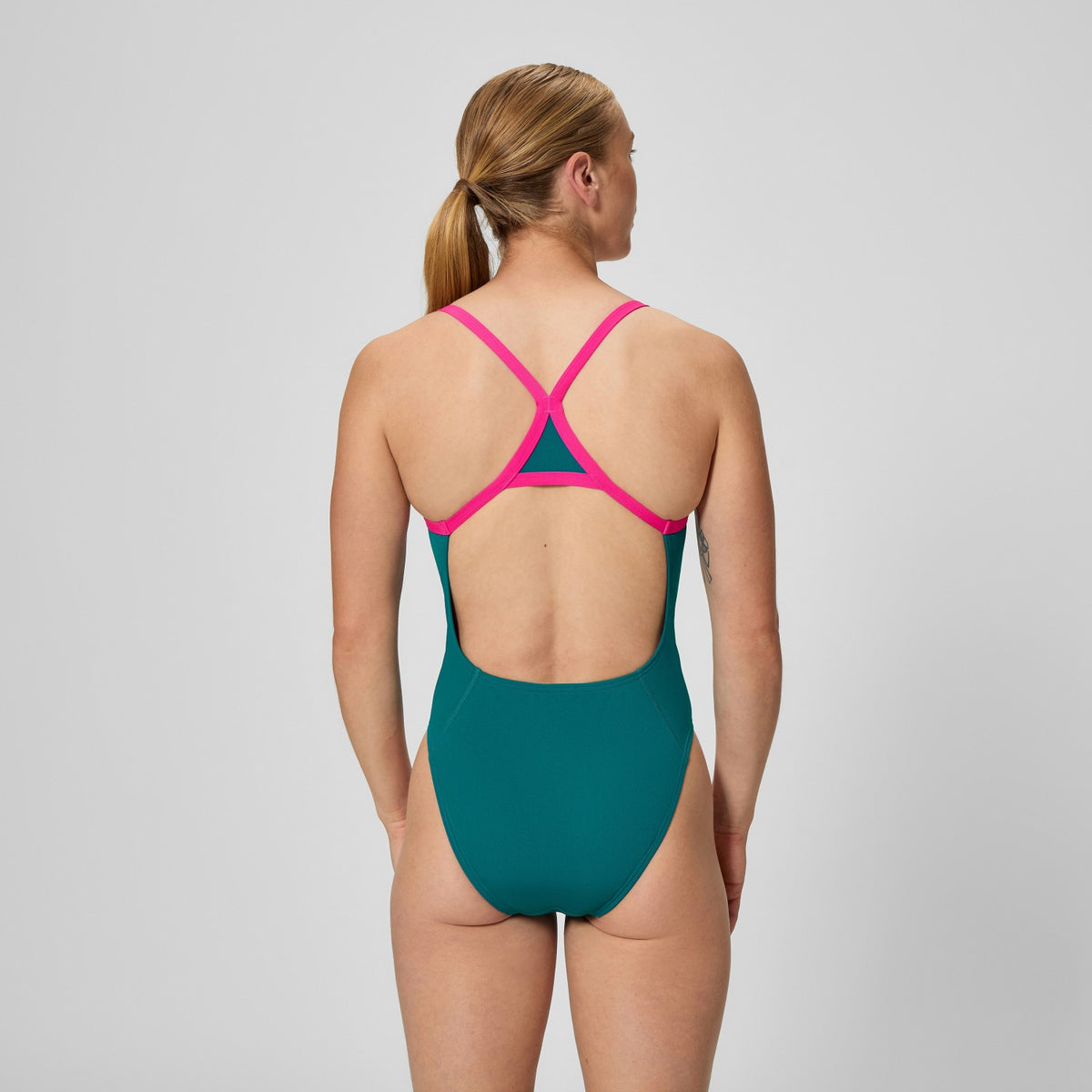 Club Training Turnback Swimsuit Teal | Speedo