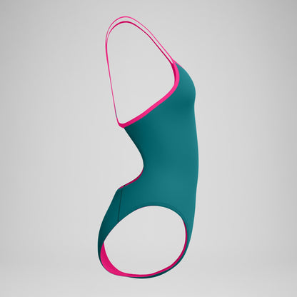 Club Training Turnback Swimsuit Teal | Speedo