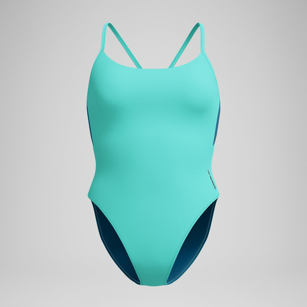 Solid Racerback Swimsuit Turquoise | Speedo