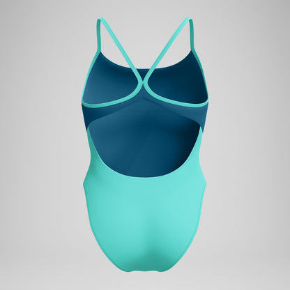 Solid Racerback Swimsuit Turquoise | Speedo