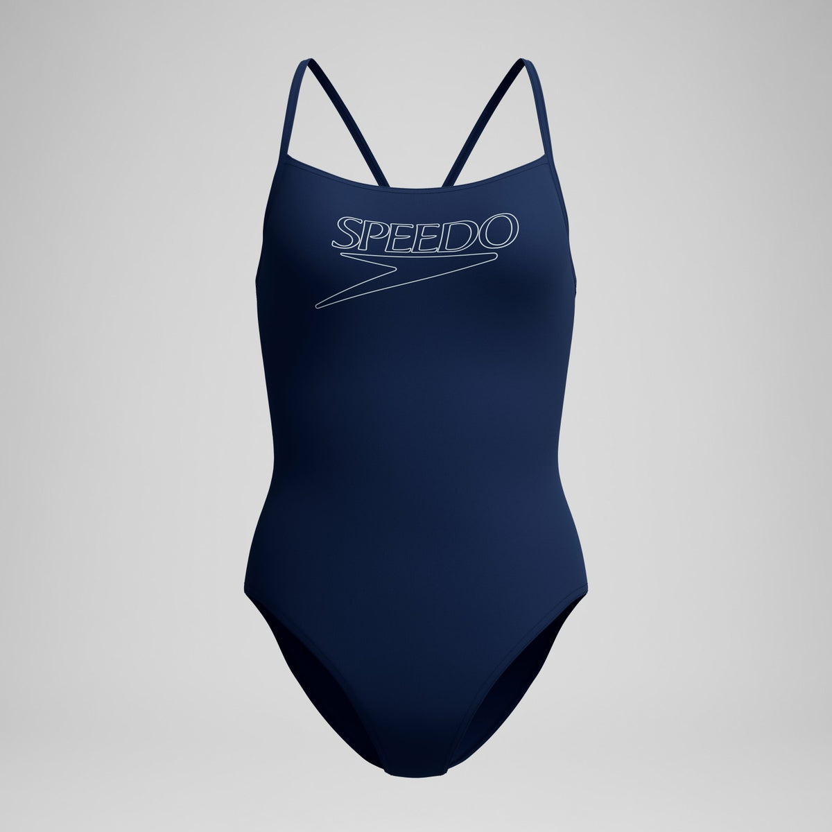 Endurance+ Logo Thinstrap Swimsuit Navy | Speedo