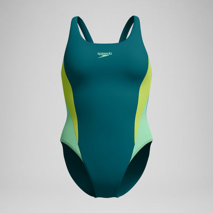 Colourblock 2.0 Swimsuit Green | Speedo