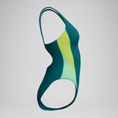 Colourblock 2.0 Swimsuit Green | Speedo