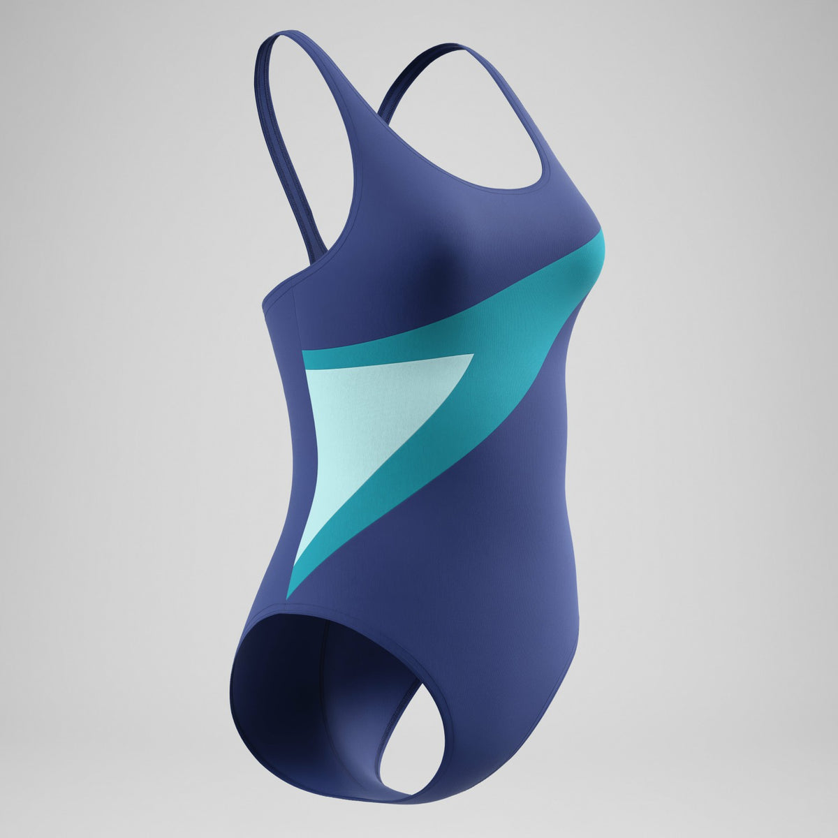 Hyperboom Butterfly Back Swimsuit Blue/Green | Speedo