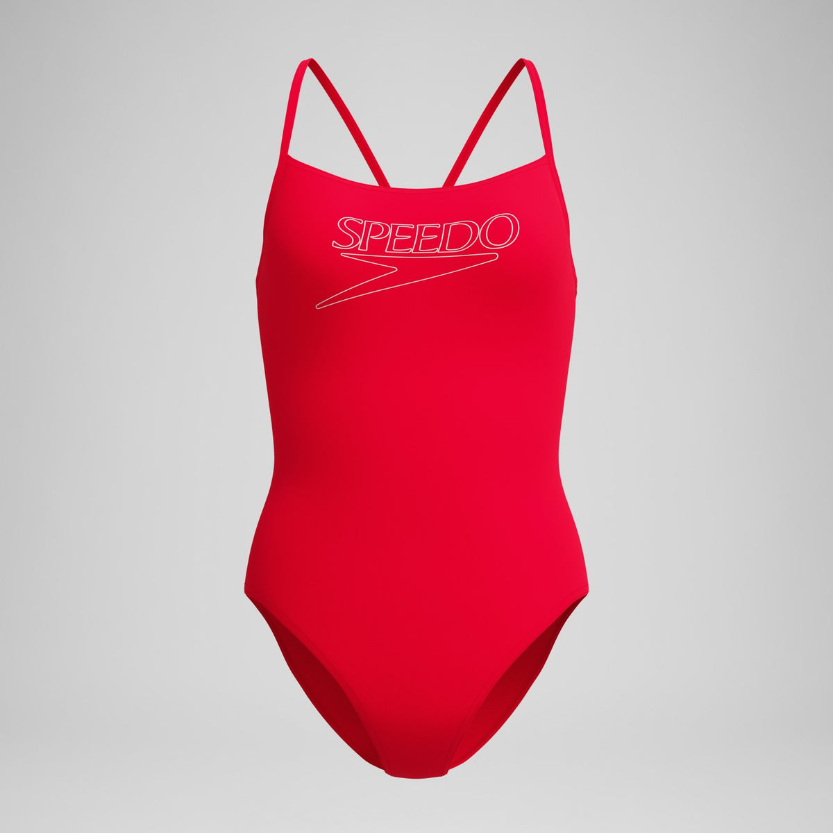 Endurance+ Logo Thinstrap Swimsuit Red | Speedo
