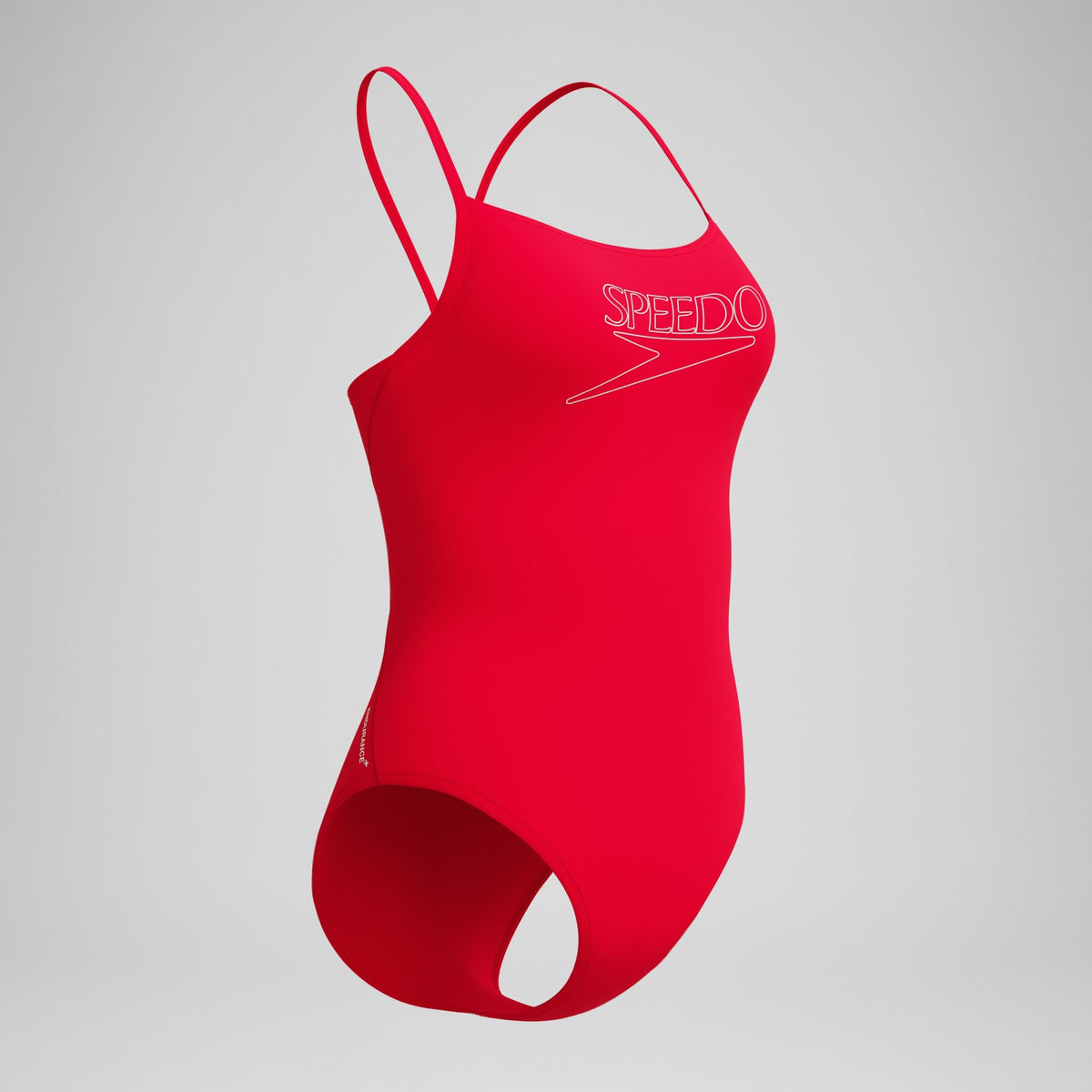 Endurance+ Logo Thinstrap Swimsuit Red | Speedo