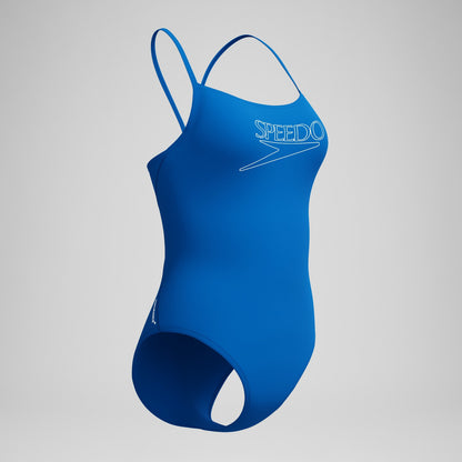 Endurance+ Logo Thinstrap Swimsuit Blue | Speedo