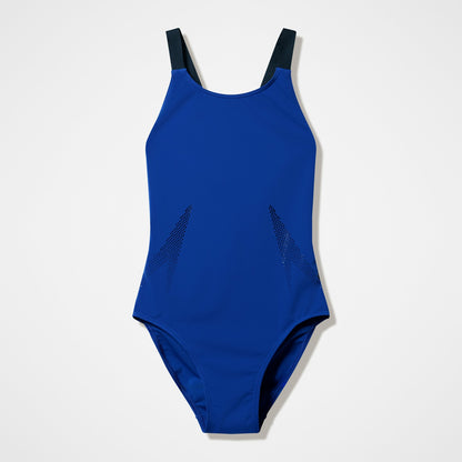 Boom Leaderback Swimsuit Blue | Speedo