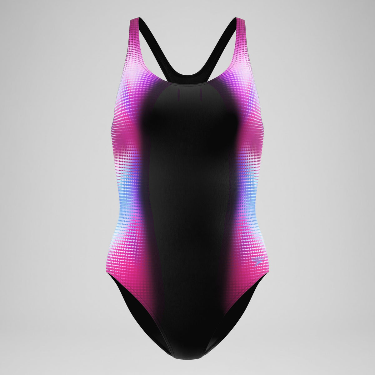 Printed Medalist Swimsuit Black/Pink | Speedo
