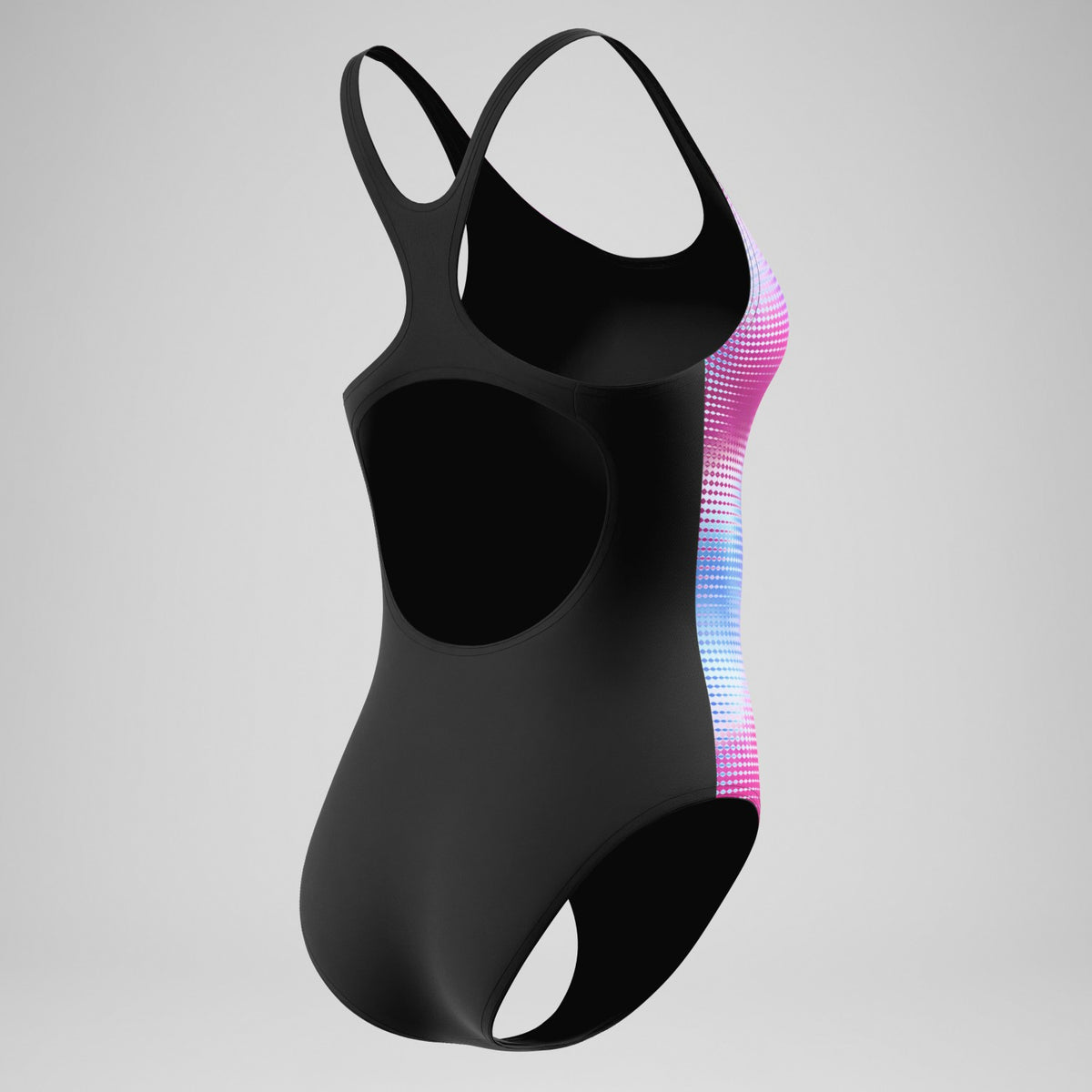 Printed Medalist Swimsuit Black/Pink | Speedo