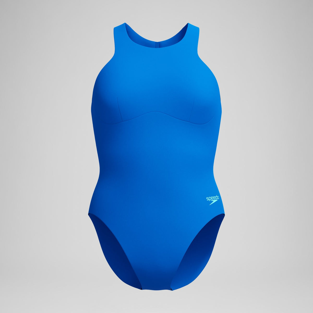 Racerback Zip Swimsuit Blue | Speedo