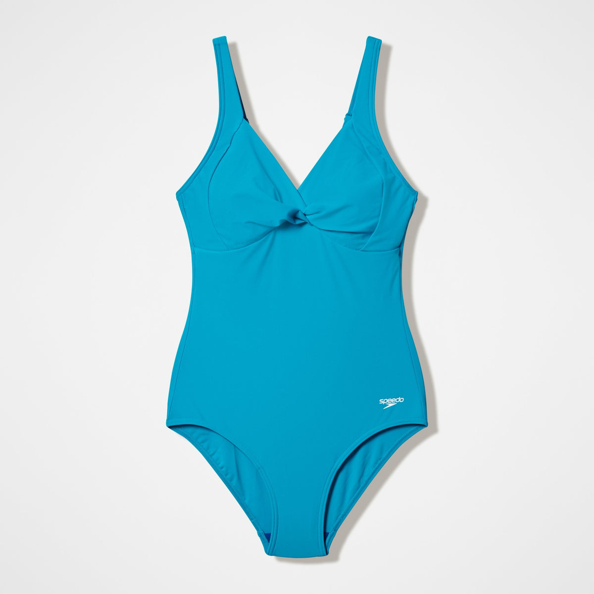 Solid Cross Knot Swimsuit Blue | Speedo