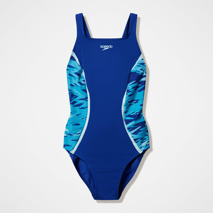Hyperboom Splice Muscleback One Piece Blue | Speedo