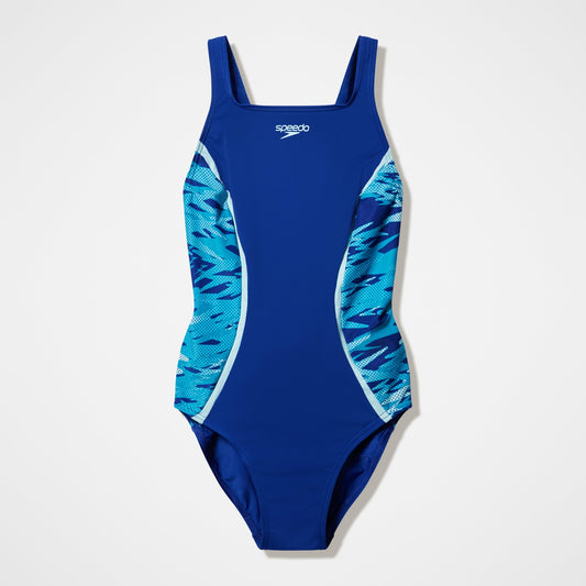 Hyperboom Splice Muscleback One Piece Blue | Speedo