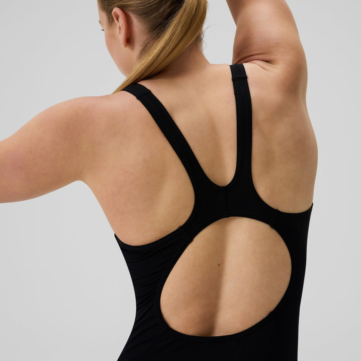 Placement Muscleback Swimsuit Black/Pink | Speedo
