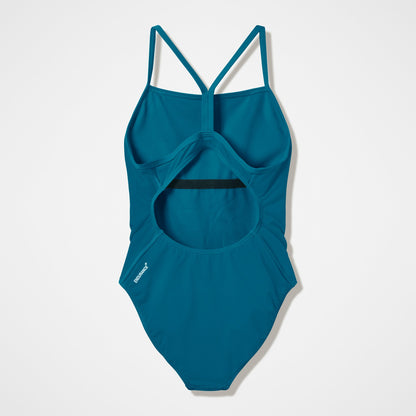 Endurance+ Logo Thinstrap Swimsuit Green | Speedo