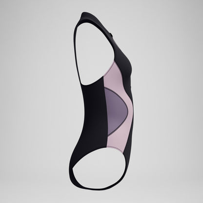 Colourblock Swimsuit Black/Dark Grey | Speedo