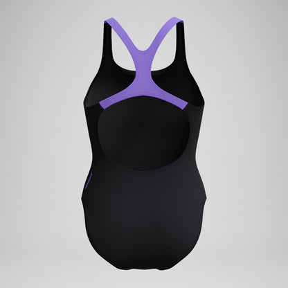 Medley Logo Swimsuit Black/Peach | Speedo