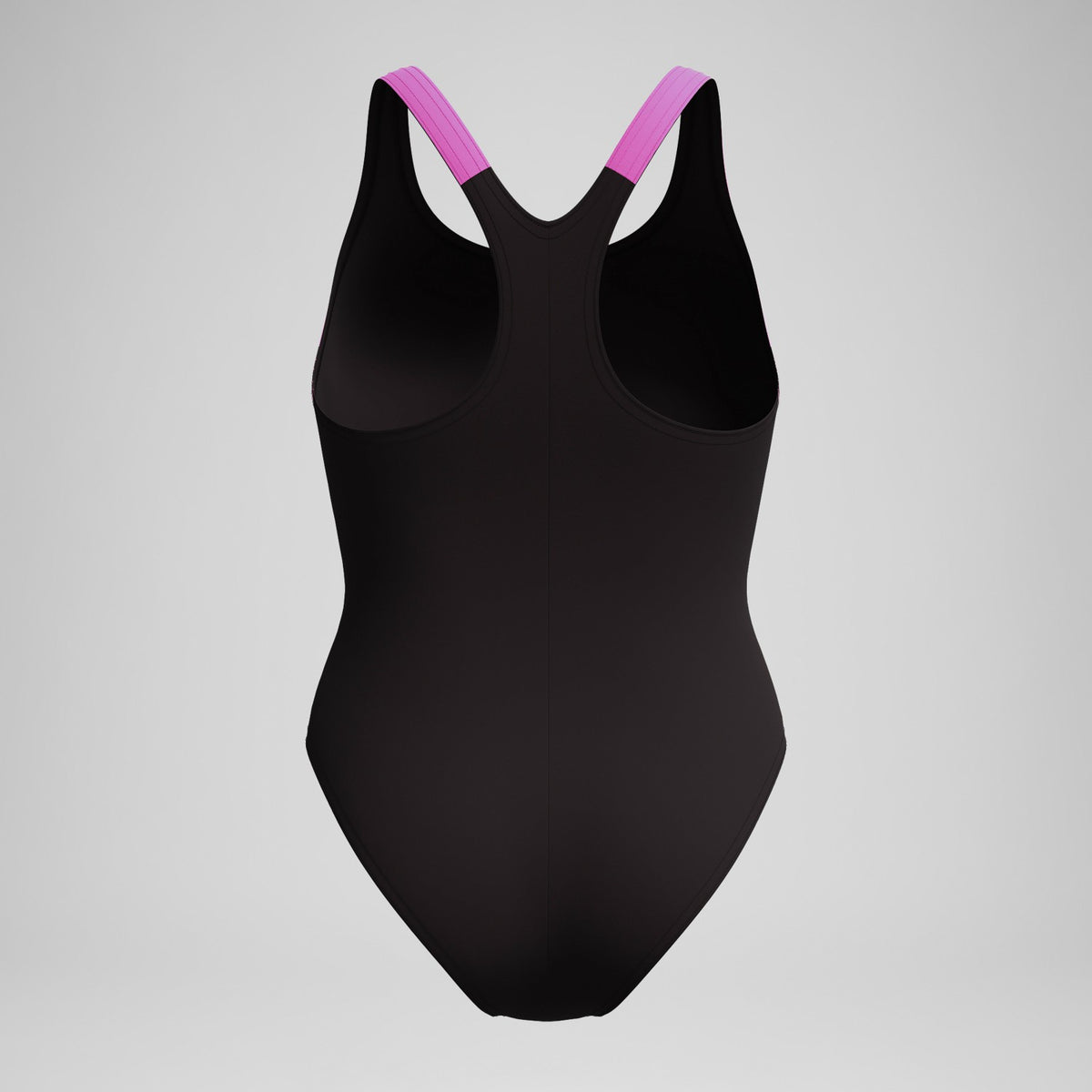 HyberBoom Splice Racerback Swimsuit Black/Pink | Speedo