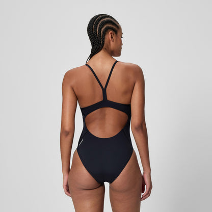 Endurance+ Logo Thinstrap Swimsuit Black | Speedo