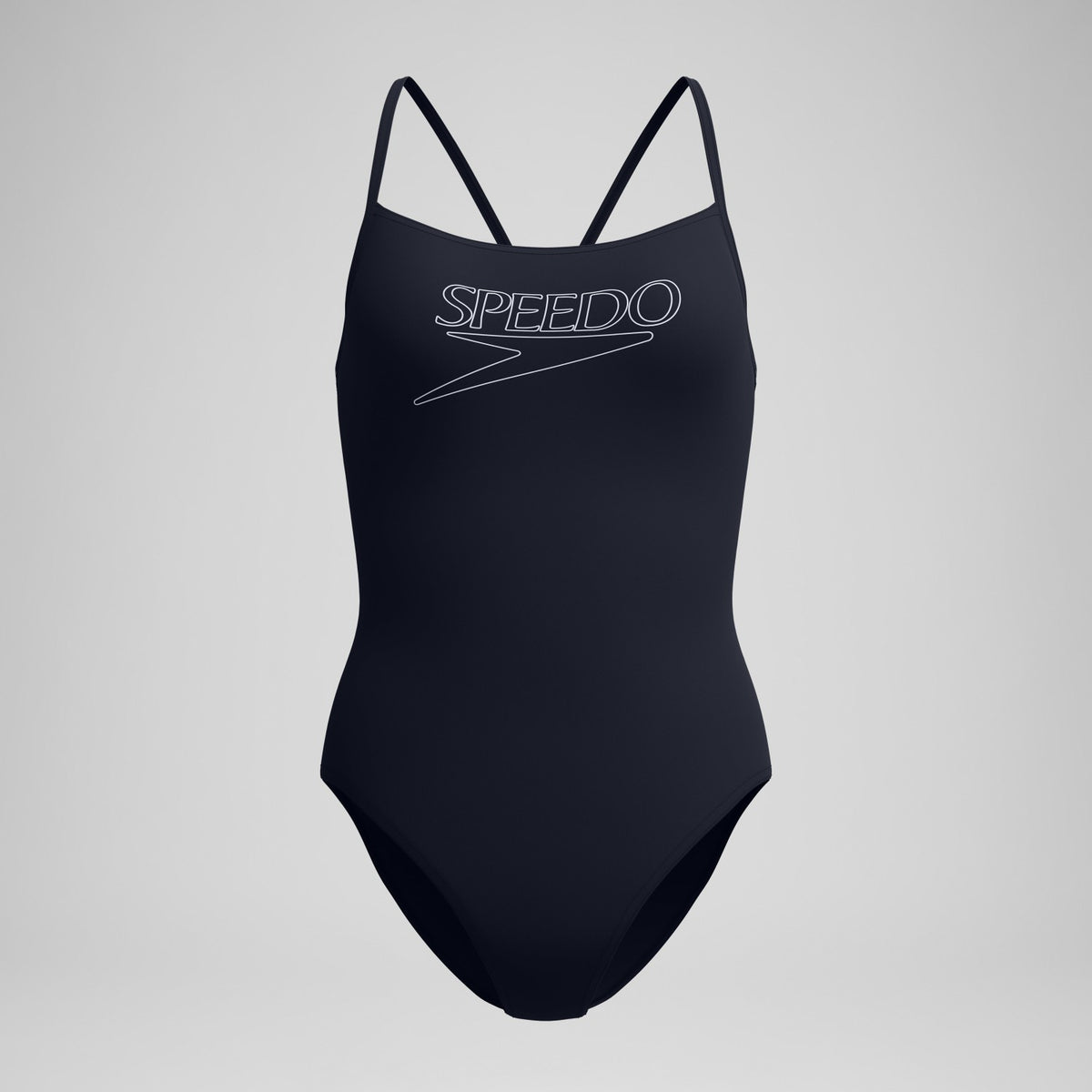 Endurance+ Logo Thinstrap Swimsuit Black | Speedo