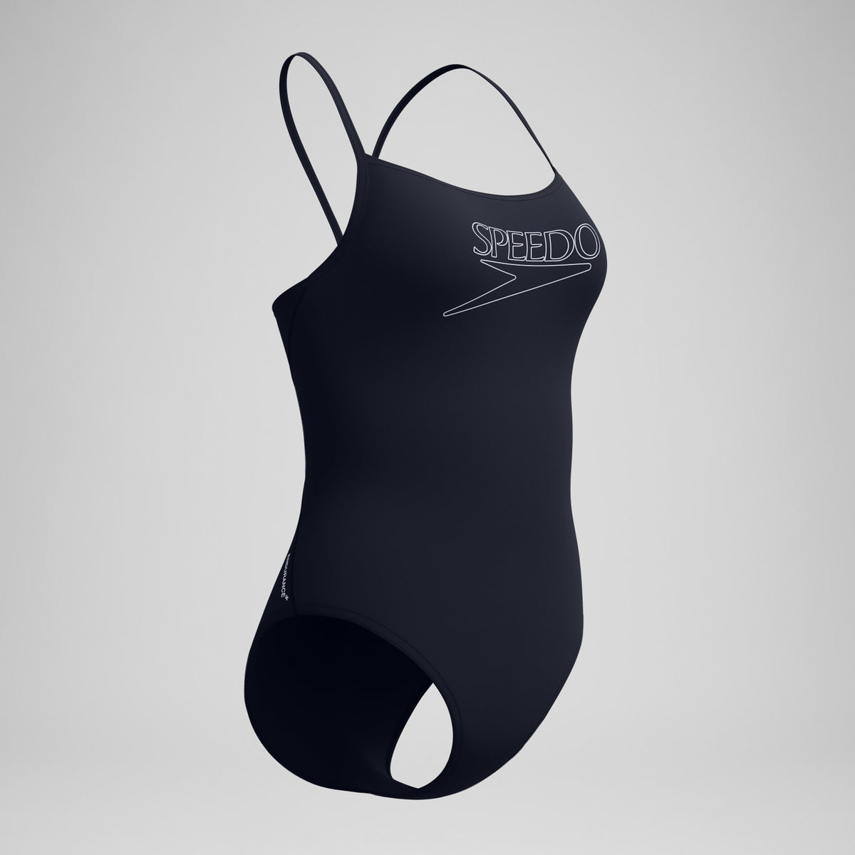 Endurance+ Logo Thinstrap Swimsuit Black | Speedo