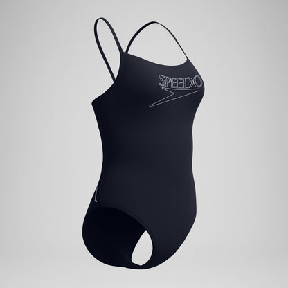 Endurance+ Logo Thinstrap Swimsuit Black | Speedo