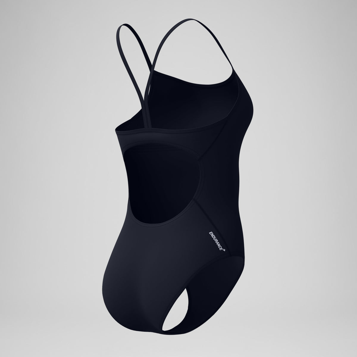 Endurance+ Logo Thinstrap Swimsuit Black | Speedo