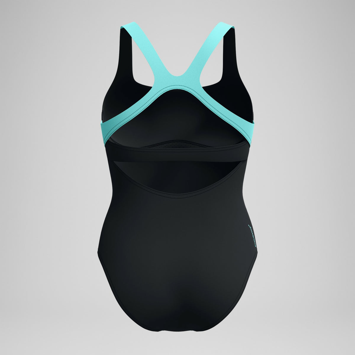 Racerback Swimsuit Black/Green | Speedo