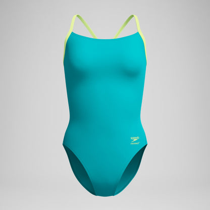 Club Training Solid Flyback 2.0 Swimsuit Teal/Green | Speedo