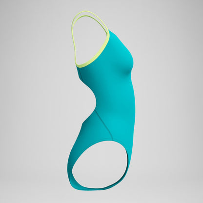 Club Training Solid Flyback 2.0 Swimsuit Teal/Green | Speedo