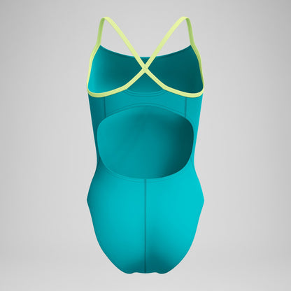 Club Training Solid Flyback 2.0 Swimsuit Teal/Green | Speedo