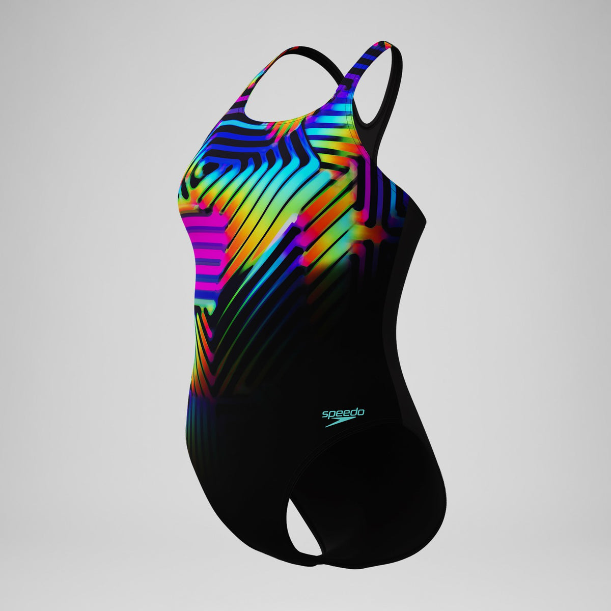 Digital Printed Medalist Swimsuit Black | Speedo