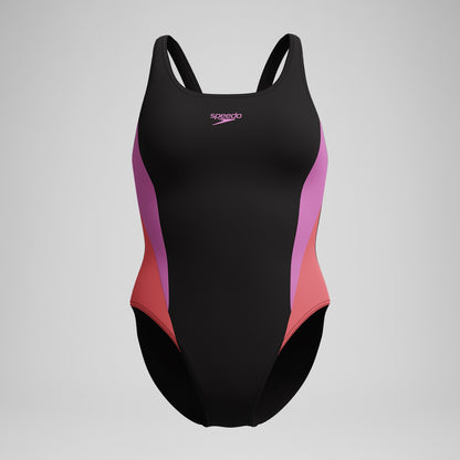 Colourblock 2.0 Swimsuit Black/Pink | Speedo