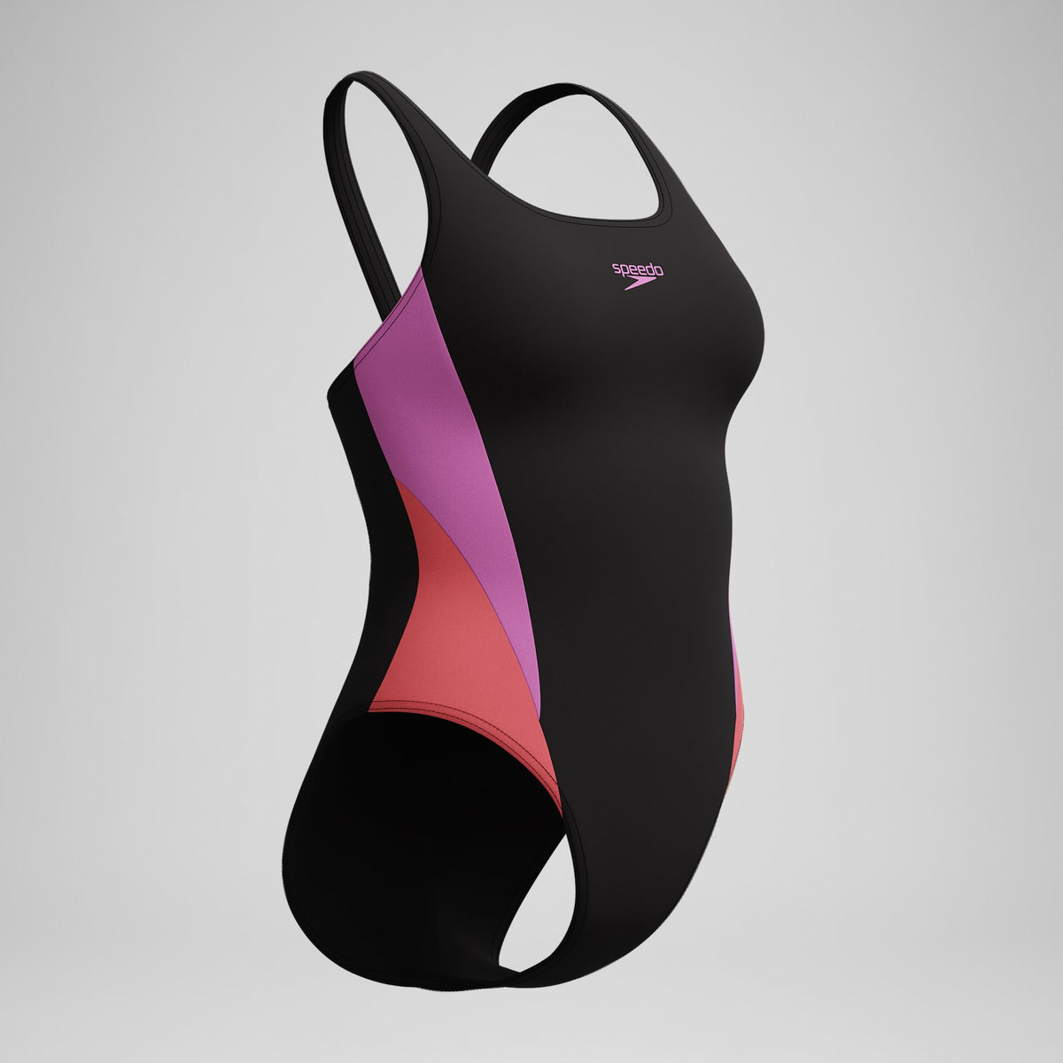 Colourblock 2.0 Swimsuit Black/Pink | Speedo