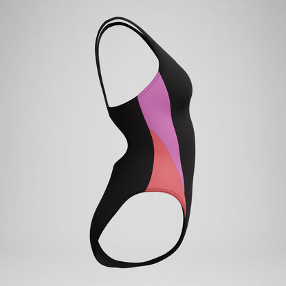 Colourblock 2.0 Swimsuit Black/Pink | Speedo