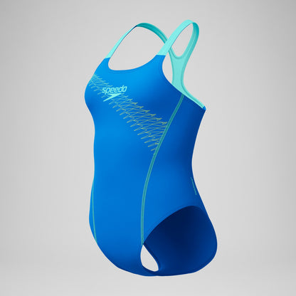 Medley Logo Swimsuit Blue/Green | Speedo
