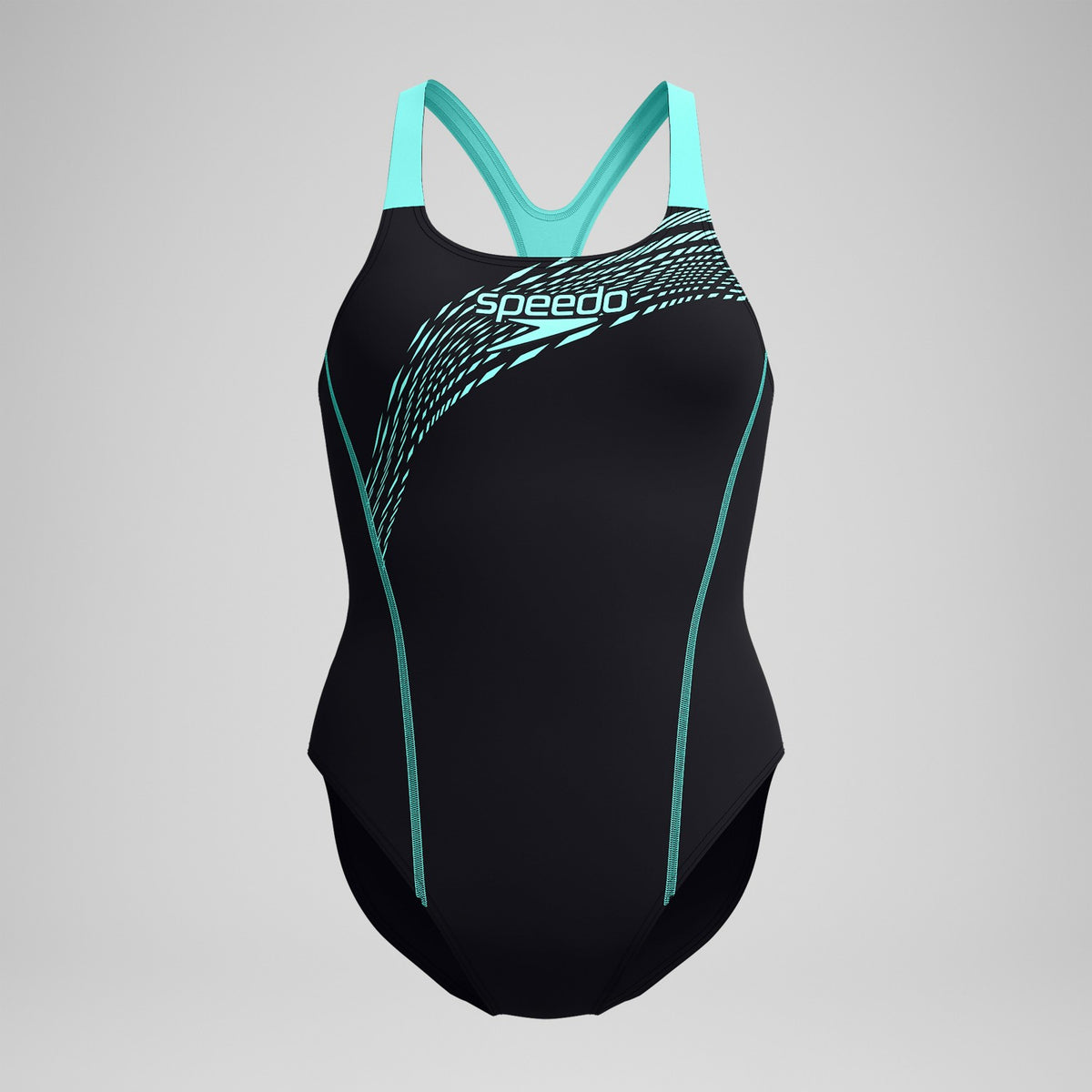 Medley Logo Swimsuit Black/Turquoise | Speedo
