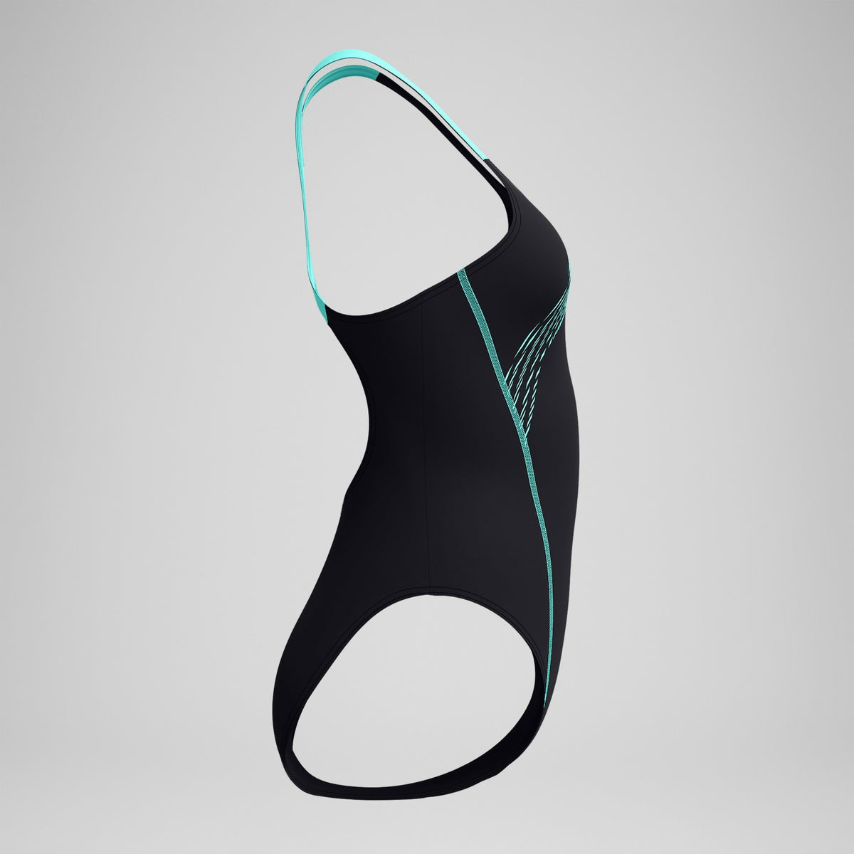 Medley Logo Swimsuit Black/Turquoise | Speedo