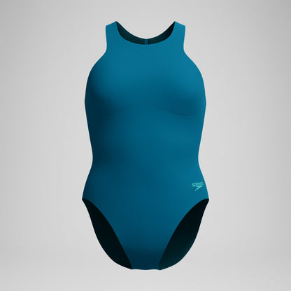 Racer Zip Swimsuit Dark Teal | Speedo