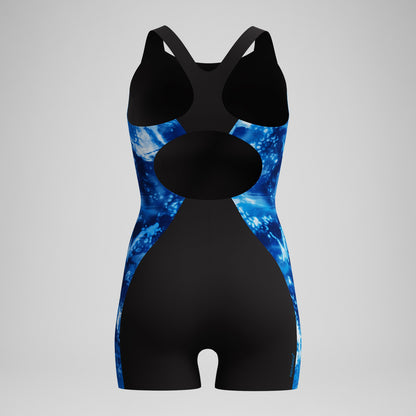 Digital Printed Legsuit Black/Blue | Speedo