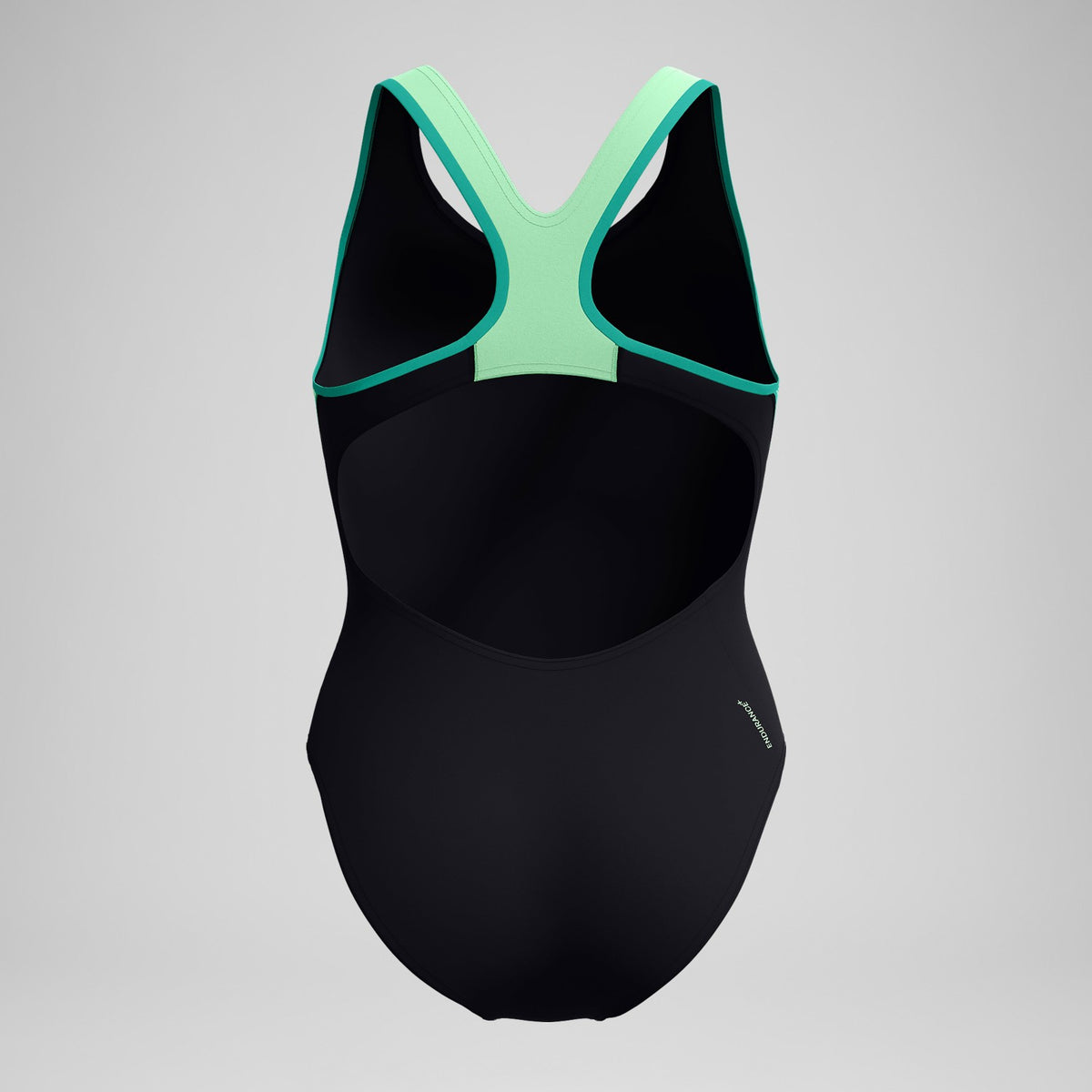 Placement Laneback Swimsuit Black/Turquoise | Speedo