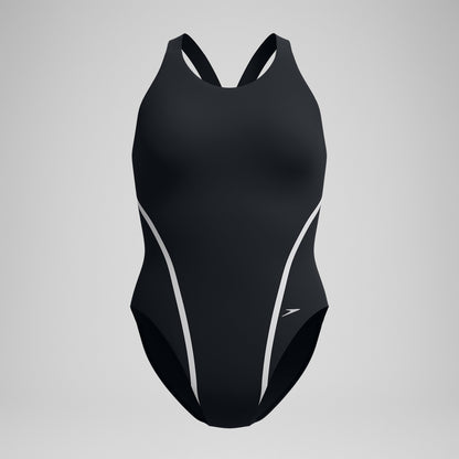 V Class Movement Back Swimsuit Black/Grey | Speedo