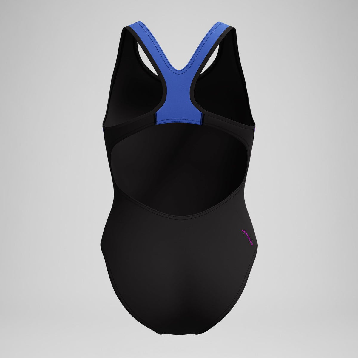 Placement Laneback Swimsuit Black/Blue | Speedo