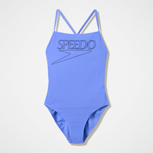 Endurance+ Logo Thinstrap Swimsuit Blue | Speedo