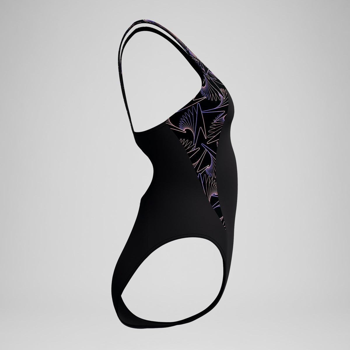 Hyperboom Splice Muscleback Swimsuit Black/Peach | Speedo
